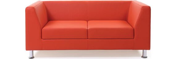 Офисный диван Mirage (Мираж) двухместный, натуральная кожа Consul