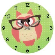 Часы настенные  Hama Owl green