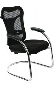 Кресло для посетителя Бюрократ CH-999AV/Black